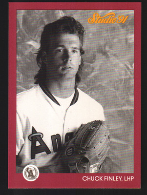 1991 Donruss Studio #24 - Chuck Finley - California Angels  91-736