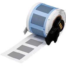 Brady M6-375-1-342-Gy Sleeve Label, Gray, Polyolefin, 1 In W