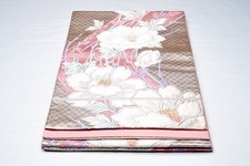 DEAR VANILLA AUTHENTIC JAPANESE SILK FUKURO OBI SASH BELT WOMEN'S KIMONO VINTAGE