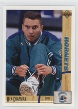 1991-92 Upper Deck Plain Text Hologram Rex Chapman #325 0b3