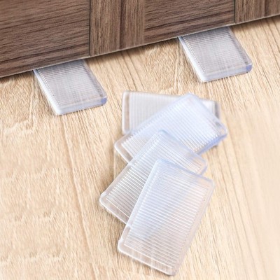 8 Pcs Plastic Clear Table Shims, Level Highest side 0.2in/5mm, - 8 