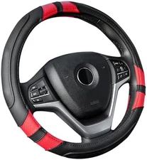 Achiou Red 15" Steering Wheel Cover Universal