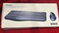 Kensington Pro Fit Ergonomic Wireless Keyboard  Mouse K75406US Excellent Cond.