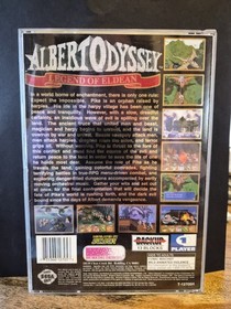 Working Designs Albert Odyssey Legend of Eldean RPG Sega Saturn CIB Complete 