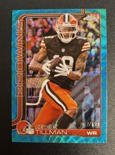 2025 Topps Chrome Cedric Tillman Aqua Wave Refractor /199 Cleveland Browns