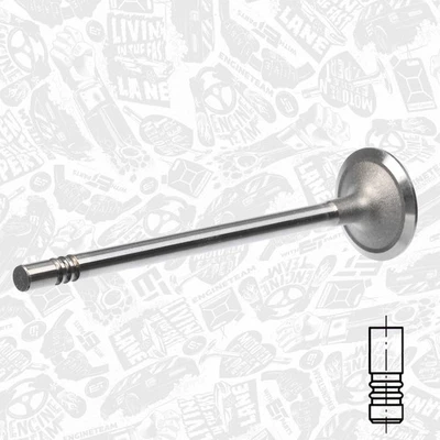 Soupape d'admission FORD LDV LTI 2,4 1096250 1254284 YC1Q6507A1B YC1Q6507A2B - Photo 1/2