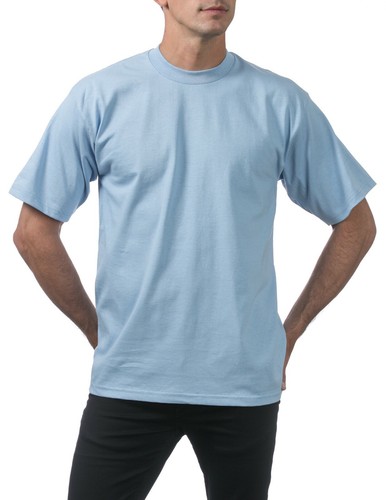 Pro Club Men's Heavyweight Cotton Short Sleeve Crew Neck T-Shirt - 25 Colors - Picture 115 of 127