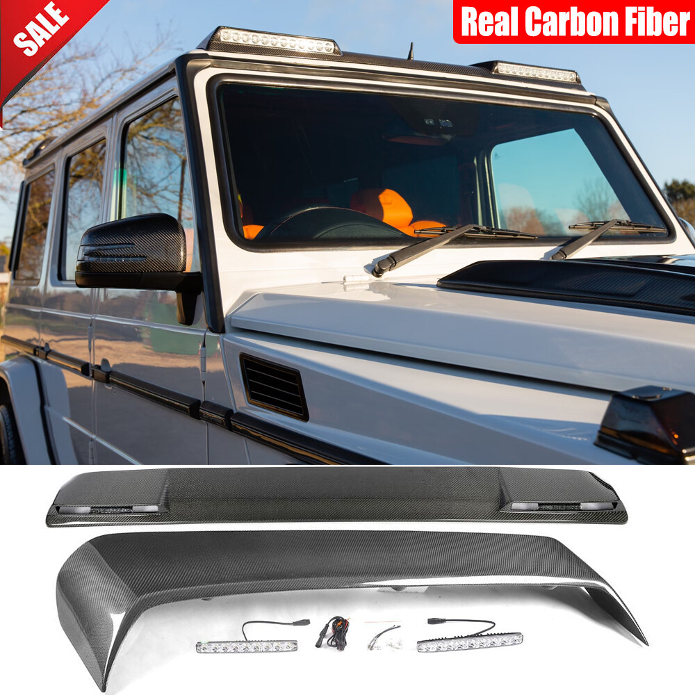 G63 G Wagon Front Rear Roof Spoiler LED for W463 Mercedes-Benz G