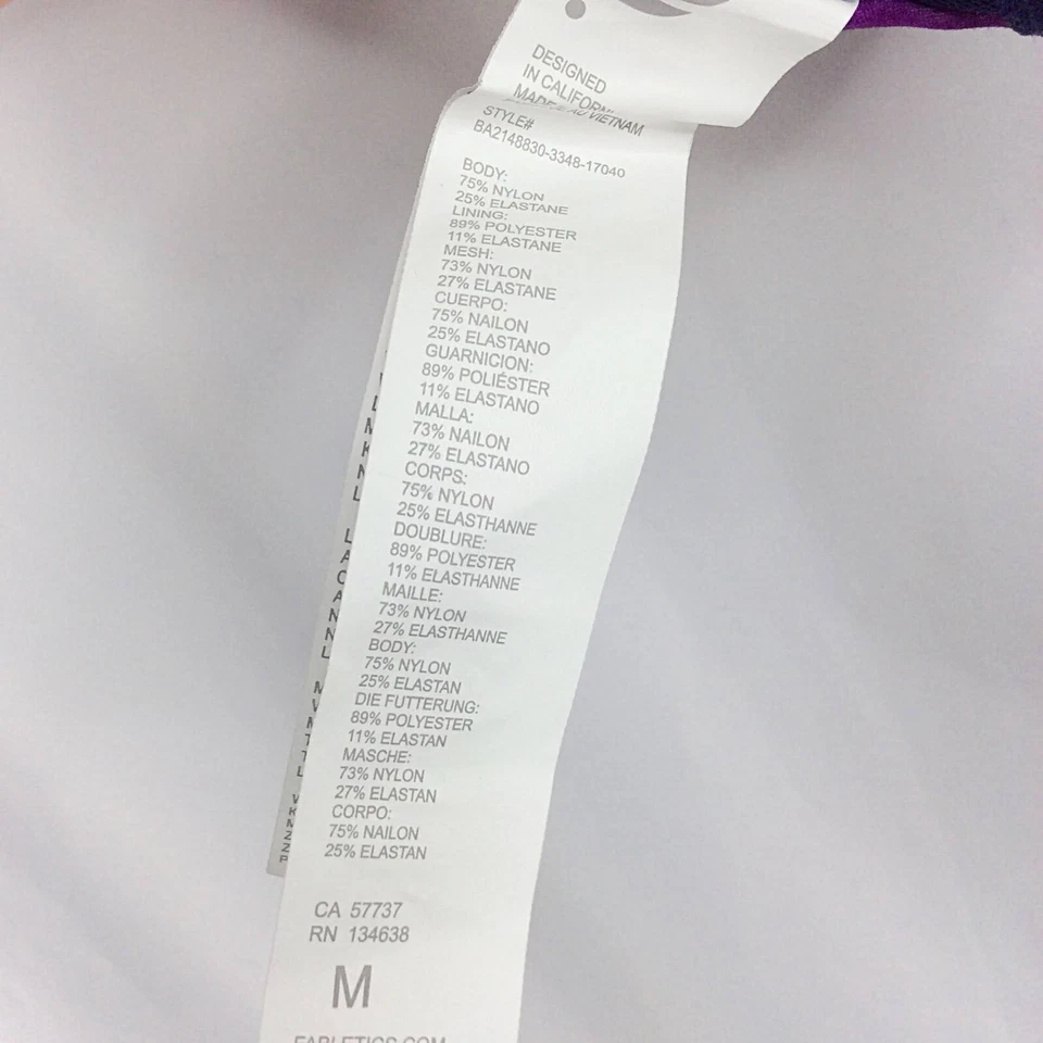 Sujetador deportivo Fabletics Rivka para mujer impacto medio AR8 Haze Wave pequeño Foto 4 de 4