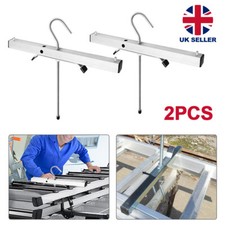 2 Locks Lockable Safe Ladders Ladder Roof Rack Heavy Duty Ladder Roof Strong UK