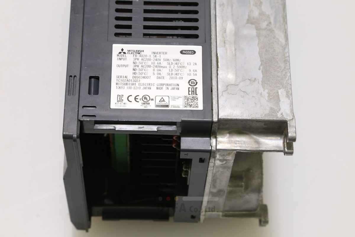 MITSUBISHI used Inverter FR-A820-1.5K-1 DRV-I-3950=9E43 | eBay MITSUBISHI used Inverter FR-A820-1.5K-1 DRV-I-3950=9E43 | eBay