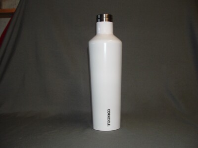 Corkcicle Canteen, 25 Hrs Cold--12 Hrs Hot -- 25 oz (750 mL), White -- NEW