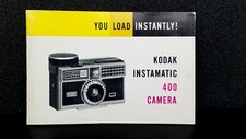 Kodak INSTAMATIC 400 Camera Instruction Manual User's Booklet ORIGINAL