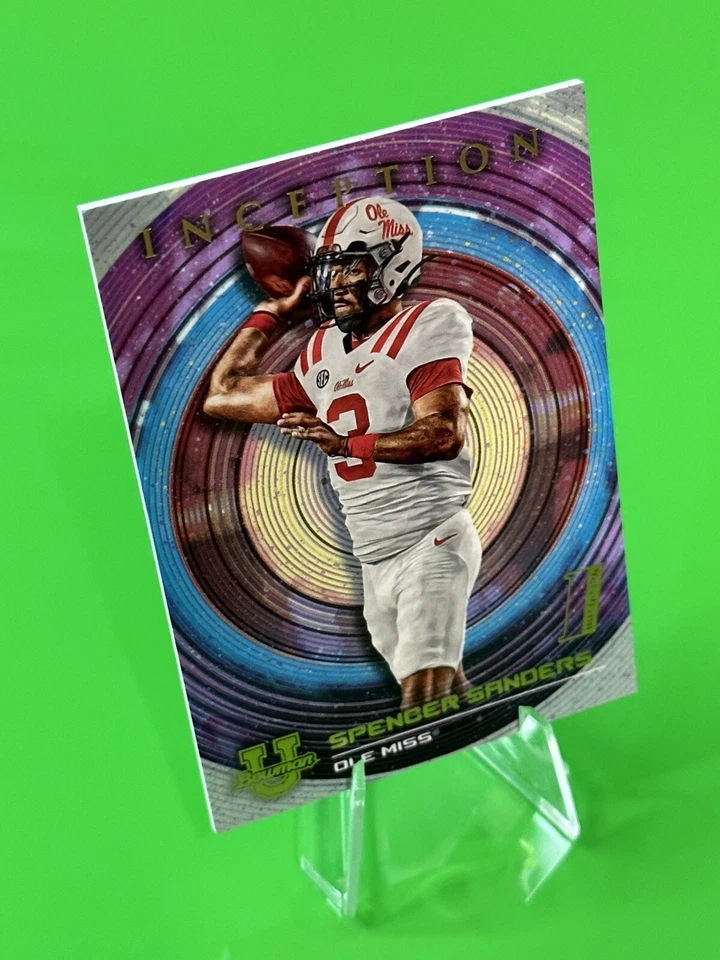 🏈2022-23 Bowman University Inception #26 Base Spencer Sanders, Ole Miss!🏈 - Image 3 of 4