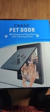 Pet Door Weatherproof Dog Door With Magnetic Closing Panel