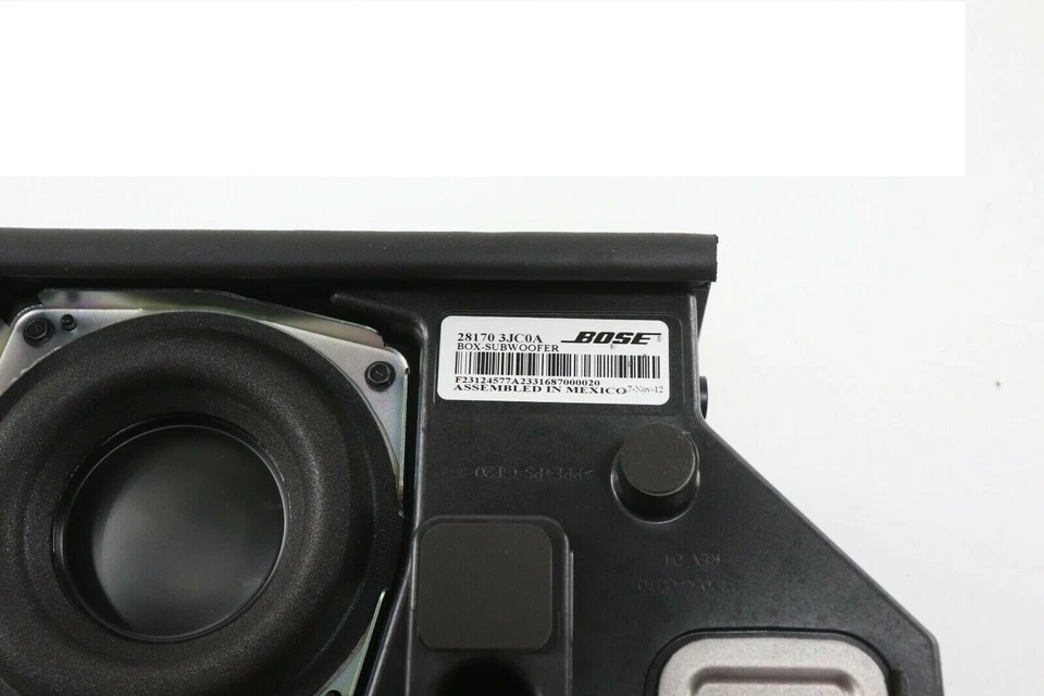2013 - 2014 INFINITI JX35 QX60 BOSE ACOUSTIC SUBWOOFER SPEAKER BASS BOX Foto 3 de 4
