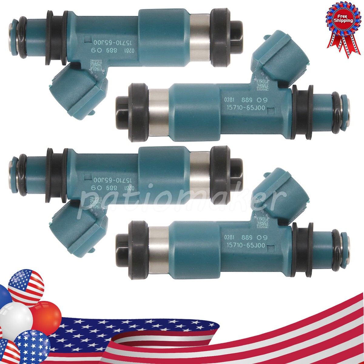 2007-2009 Suzuki SX4 2.0L L4 Fuel Injector | 15710-65J00