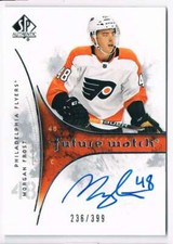 2019-20 SP AUTHENTIC FUTURE WATCH RETRO MORGAN FROST ROOKIE AUTO 236/399