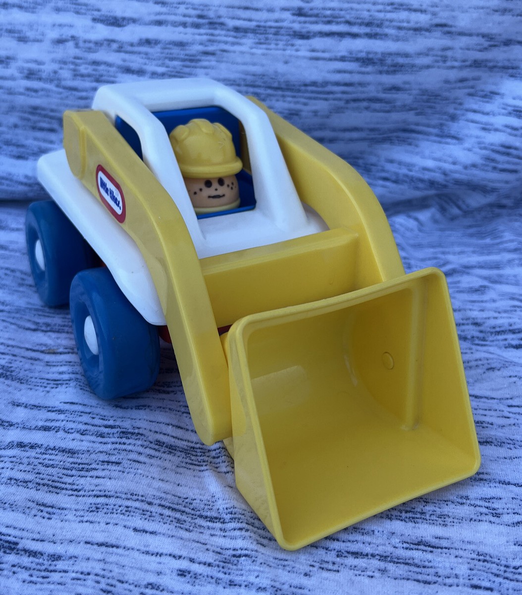 VINTAGE LITTLE TIKES TODDLE TOTS CONSTRUCTION BULLDOZER WITH