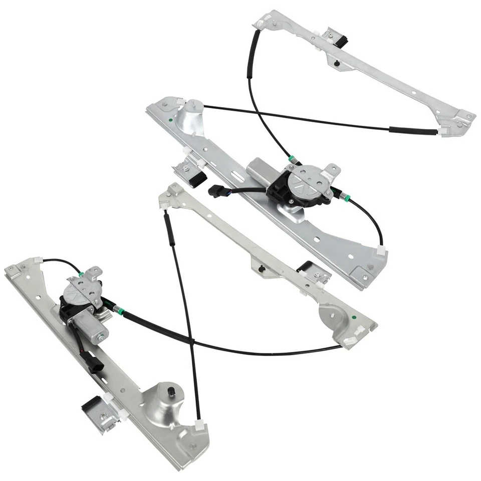 Reguladores de janela com motor para 2014-2007 Chevrolet Silverado 2500 traseira esquerda direita - Imagem 3 de 4
