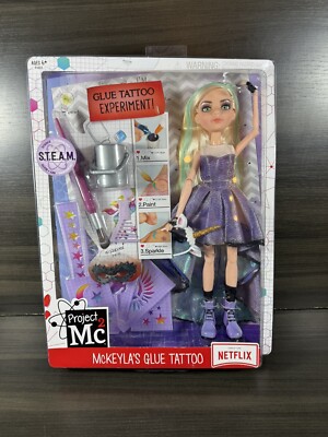 MGA PROJECT Mc2 McKeyla McAlister Unicorn Doll Experiment Tattoo NIB