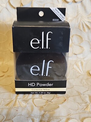 E.L.F.-HD POWDER-CORRECTIVE YELLOW-0.28 OZ.-NEW/BOXED!