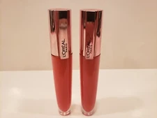 L'Oreal~Lot of 2~Glow Paradise Balm-in-Gloss w/ Pomegrante~#70 Angelic Daydream