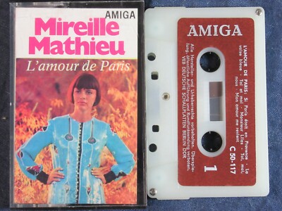 MIREILLE MATHIEU L'amour de Paris / DDR MC AMIGA C50-117