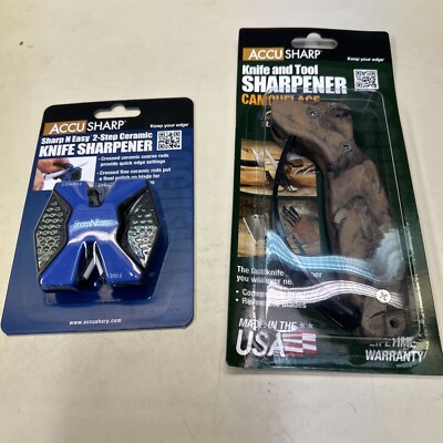 2pc New ACCUSHARP Knife Sharpener 2 For 1 Price  Limited Supply  Save