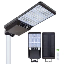 9200LM Solar Street Light Outdoor Motion Sensor Commercial Parking Lot Lights