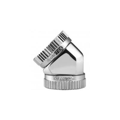 Phanteks 16mm Rigid Tube Adapter 45 - Chrome