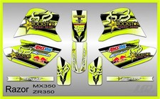 Razor MX350 graphics kit decals THICK AND HIGH GLOSS
