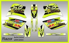 Razor MX350 graphics kit decals THICK AND HIGH GLOSS 