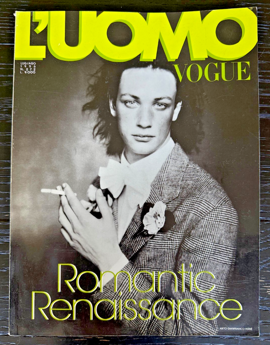 L'UOMO VOGUE - JULY- AUGUST 1996 COVER PAOLO ROVERSI | eBay