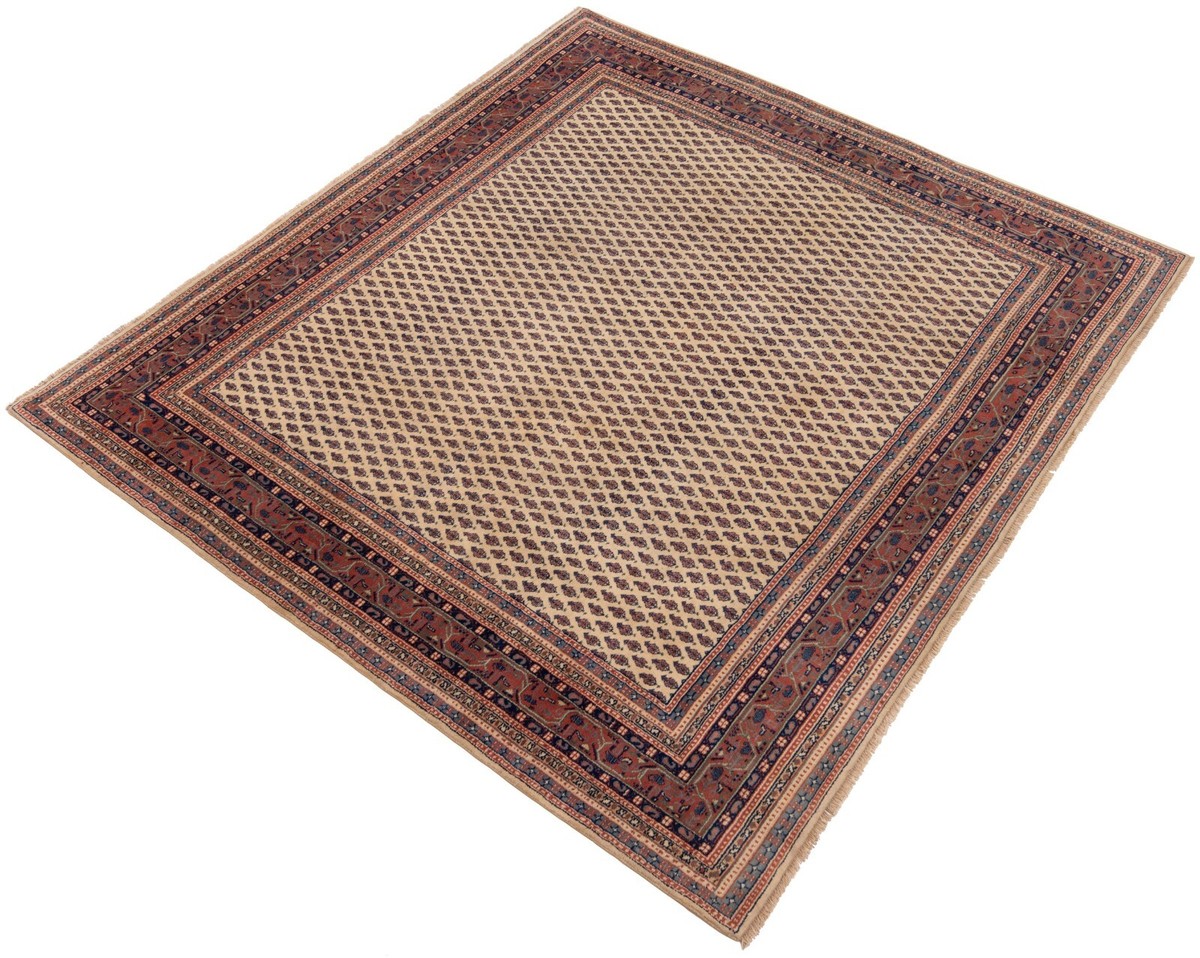 Grand Tapis Sarough Tissé Main 288x84 Cm – Rouge Perse – Dicarpet