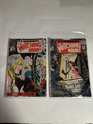 The Witching Hour #18 AND #19 DC SILVER AGE 1969 HORROR COMICS 2 Books