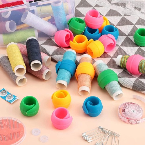 48PC Thread Spool Huggers Holders Clips Sewing Embroidery Quilting Bobbin Clamp - Picture 8 of 12