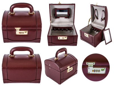 leather vanity box