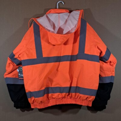 Craftsman Mens High-Visibility Work Parka SAFTEY WEAR WORKWEAR Jacket