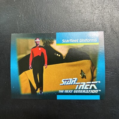 Jb101d Star Trek The Next Generation 1992 #075 Starfleet Uniforms La Forge