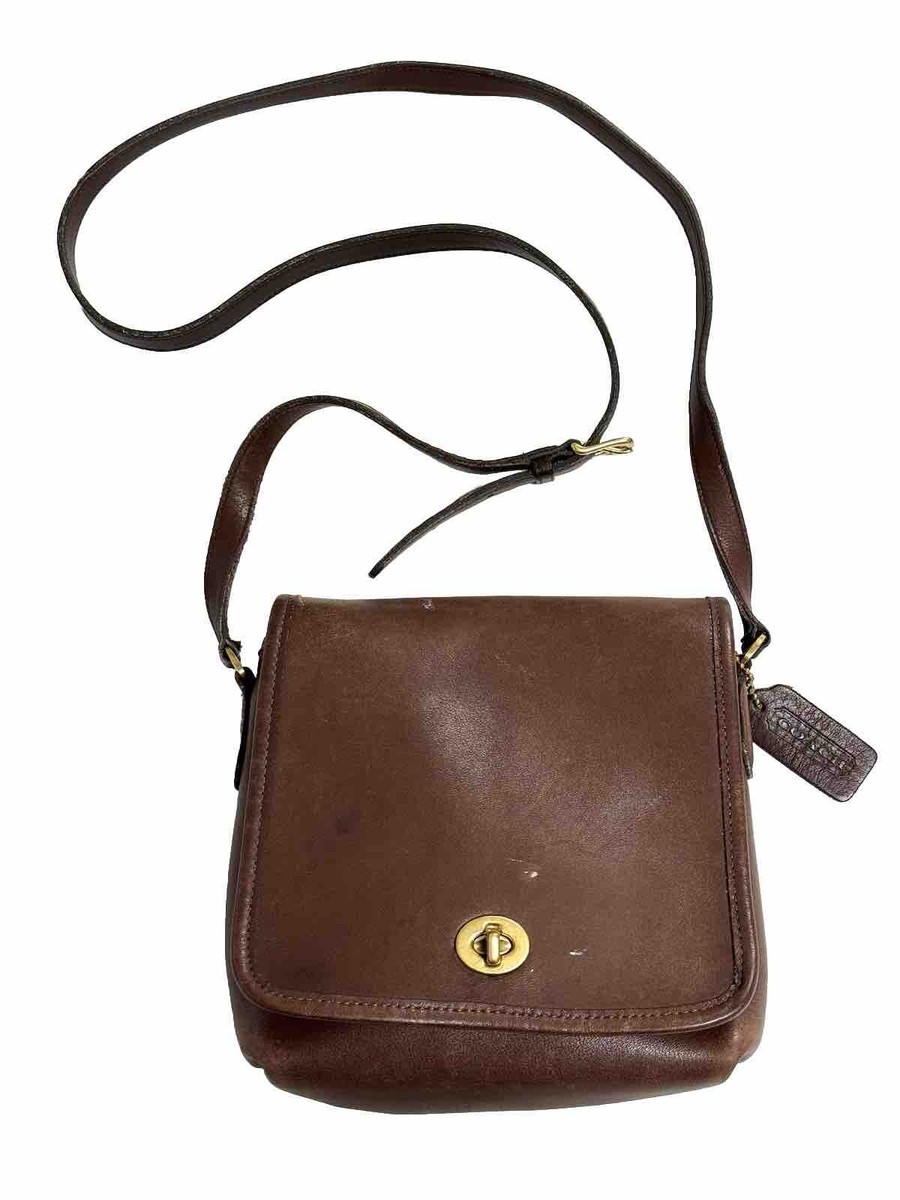 vintage old coach ボストンバッグ COACH - オールドコーチ ボストンバッグ USA製 レザー ブラウン