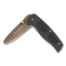 Karate Martial Arts Safety Metal Training Folding Knife Folder Trainer BLACK