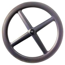 700C Fibra di Carbonio 4 Raggi Ruota Pista Ciclismo Strada Ingranaggio Fisso Ruote Tubeless