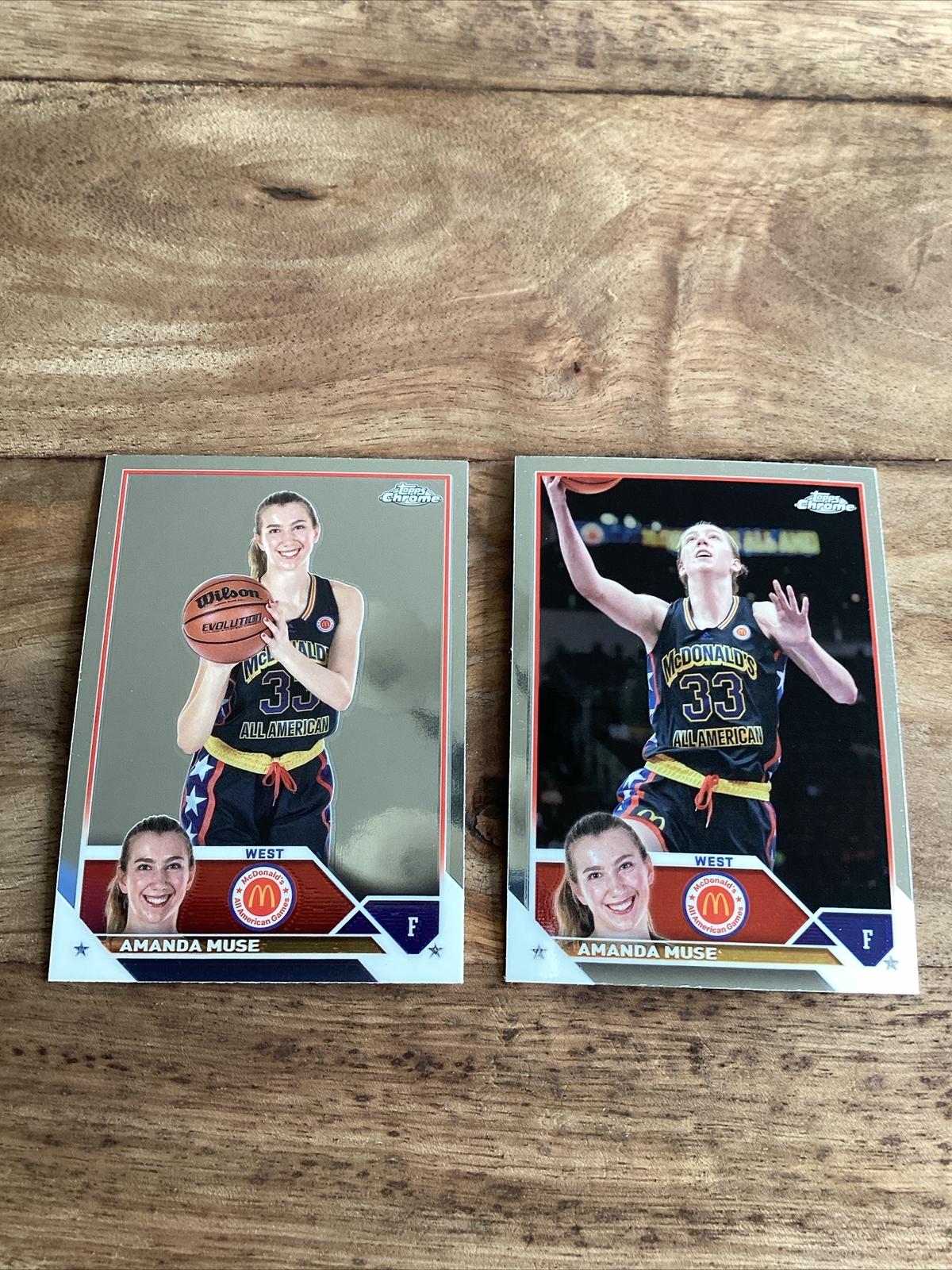 2023 Topps Chrome McDonald's All American Amanda Muse #44 #92