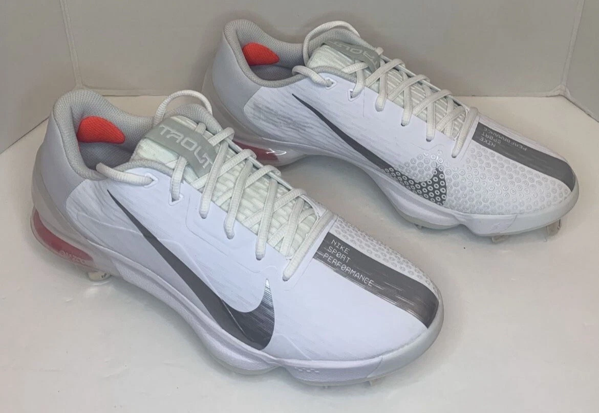 Nike Force Zoom Trout 7 Pro White Light Smoke Grey for Sale