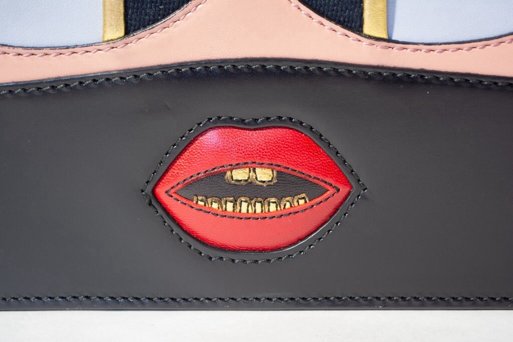 GUCCI • Runway Web Heart GG Marmont Chain Shoulder Bag Leather