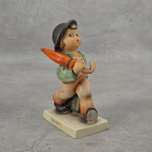 Rara statuina vintage Hummel Goebel Merry Wanderer 11/0 TMK 3 - 1960 1972 - Foto 4 di 16