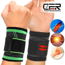 Wrist Hand Brace Support Carpal Tunnel Sprain Arthritis Gym Sports Adjustable CF