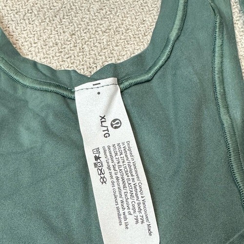 Lululemon Wundermost Ultra-Soft Nulu Scoop-Neck Cropped Tank Top Size XL NWT - Picture 5 of 8