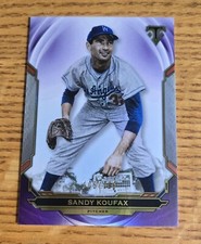Sandy Koufax 2019 Topps Triple Threads Amethyst /299 Dodgers Legend